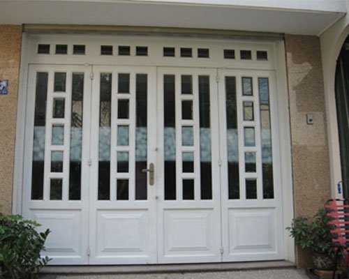 cửa nhôm kính 4 cánh đẹp Ms015